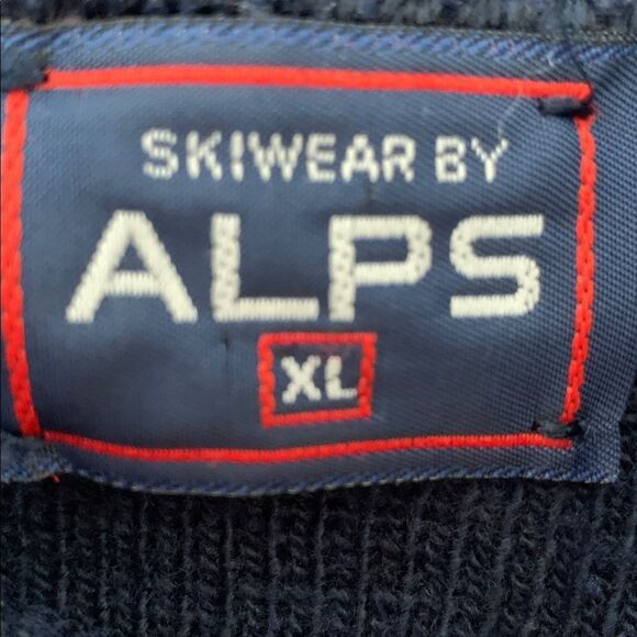 VTG Skiwear by Alps Knit Fair Isle Knit Crew Neck Men’s Sweater Size XL - Picture 7 of 8